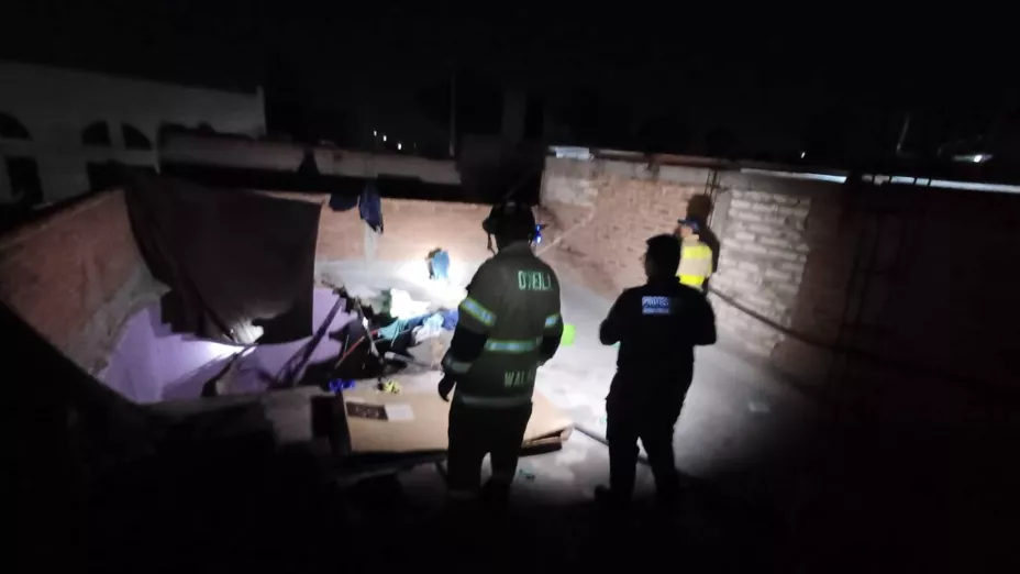 Colocan alberca en el techo de una casa en Aguascalientes y causa derrumbe; esto es lo que se sabe