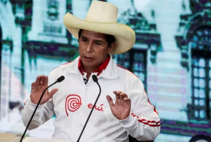 Pedro Castillo, presidente de Perú