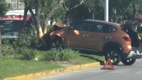 choque bulevar Carmen Serdán hoy