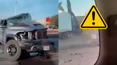 Tráfico en Zacatecas Accidente en Ciudad Cuauhtemoc causa colapso vial hoy 5 de enero 2025