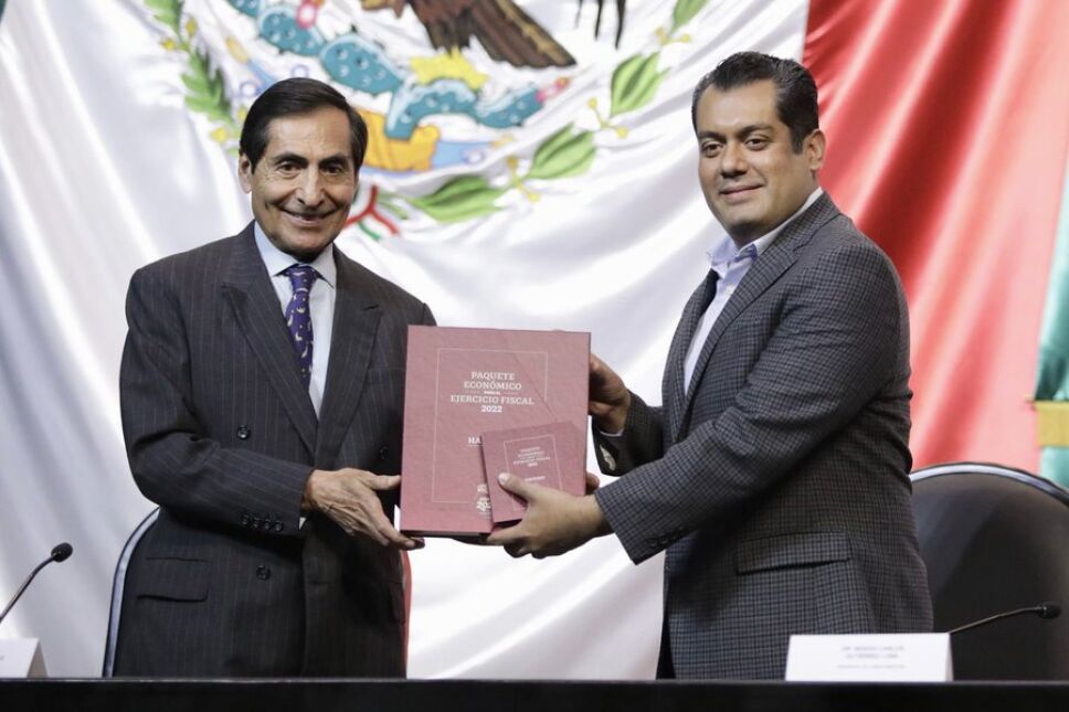 Hacienda entró el Paquete Económico 2022 a Cámara de Diputados