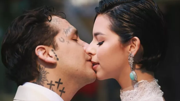 Christian Nodal y Ángela Aguilar