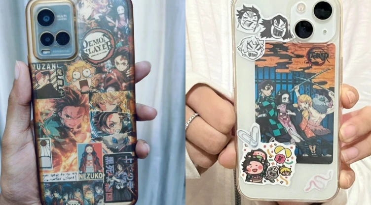 Estas plantillas de stickers son perfectas para decorar la funda de tu celular con los personajes de Demon Slayer