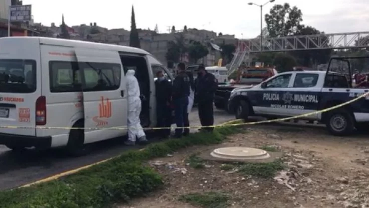 Un presunto ladrón de una combi fue abatido por un pasajero en Nicolás Romero, Estado de México.