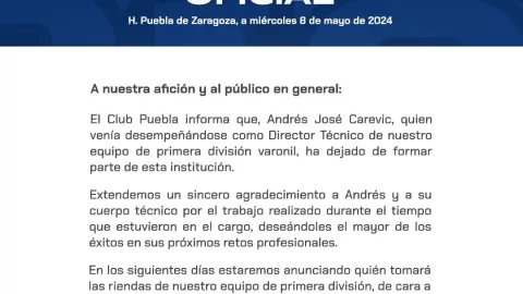 Andrés Carevic club puebla