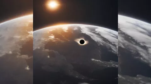 Qué pasa cuando hay un eclipse solar total en la Tierra.
