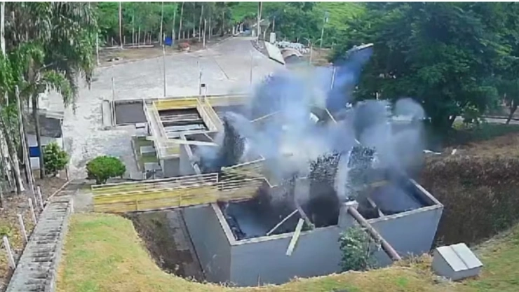 El trabajador de la planta de tratamiento de aguas negras murió.