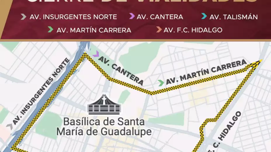 qué-calles-cerradas-festejos-basílica-de-guadalupe-12-de-diciembre