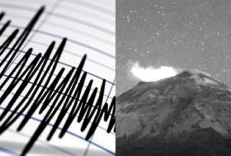 sismo volcán Popocataépetl