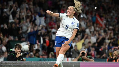 Lindsey Horan, jugadora de Inglaterra