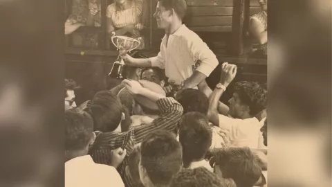 José Bisbal, padre de David Bisbal y un campeón de boxeo