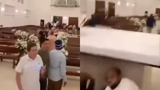 Ataque armado en una iglesia en Ecuador deja un muerto y todo quedó en video