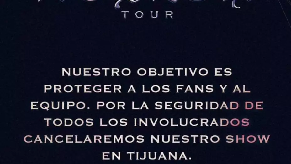 Comunicado oficial sobre la cancelación del concierto de Peso Pluma en Tijuana