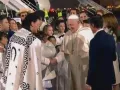 famosos con el papa francisco