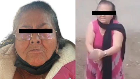 Detienen a abuelita por el homicidio de dos personas.