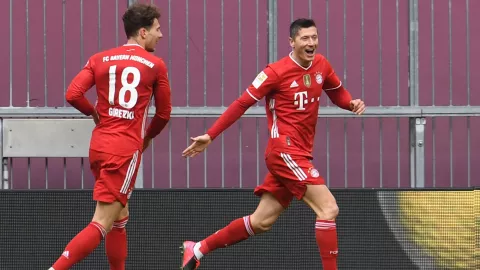 Festejo Robert Lewandowski