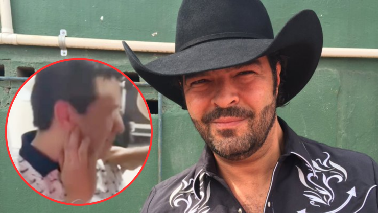 Pablo Montero golpea a compañero en plena obra.