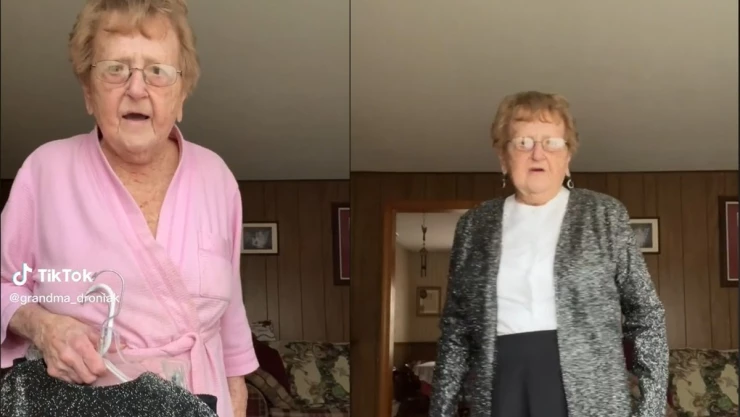 Abuelita elige look de su funeral