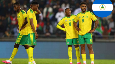 Sudáfrica empató frente a Nicaragua previo a la Copa Mundial de la FIFA™