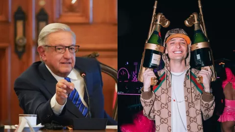 ¿No más Peso Pluma? AMLO pide no engancharse con música que fomente las drogas