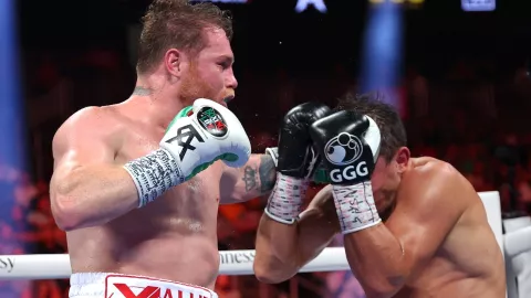Canelo vs Golovkin, las mejores imágenes de la pelea de trilogía 8