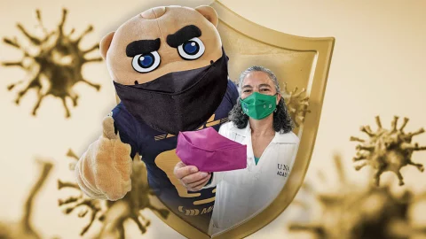 Desarrollan en la UNAM el cubrebocas SakCu que inactiva al COVID-19.