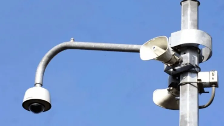 Altavoces de la alerta sísmica en CDMX