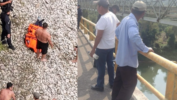 Jonvencita se lanza desde Puente ‘El Remolino’ en Papantla