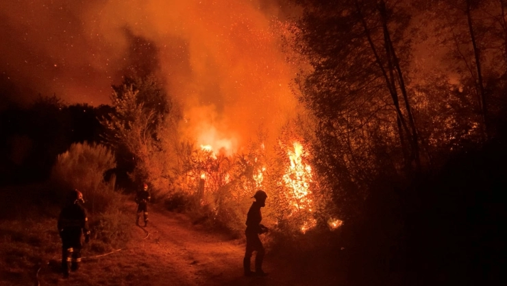 Incendio en España