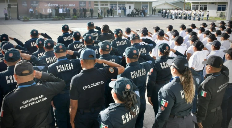 Policías de la SSPC Morelos.
