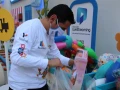 Pocoyo y sus amigos en el gran contenedor del #JuguetónAzteca