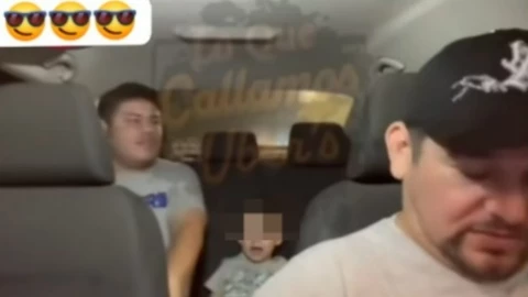 Mamá olvida hijo Uber