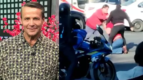 Alfredo Adame da su versión de la nueva pelea callejera (VIDEO)