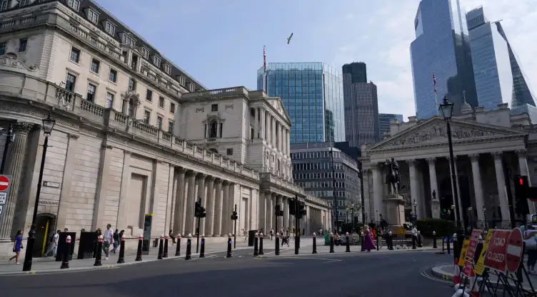 La sede del Banco de Inglaterra, en Londres.
