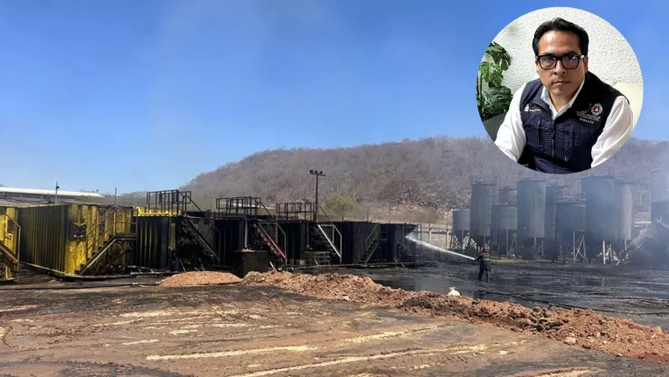 Controlan incendio en almacén de diésel en Culiacán