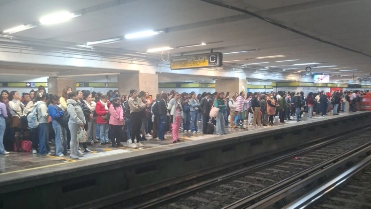 Anden del metro CDMx