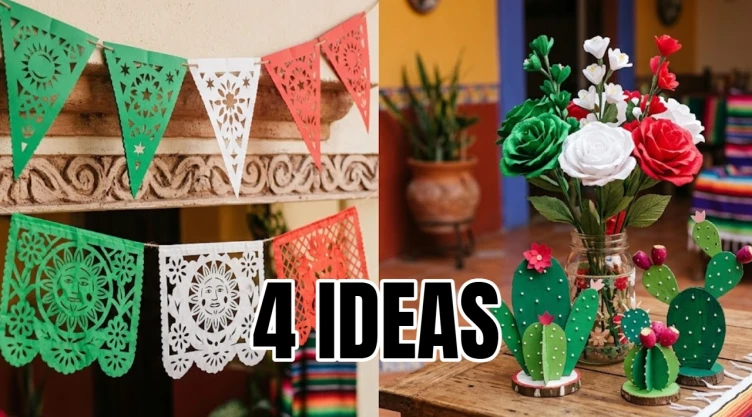 4 manualidades fáciles para adornar la casa este 15 de septiembre y darle un toque muy mexicano