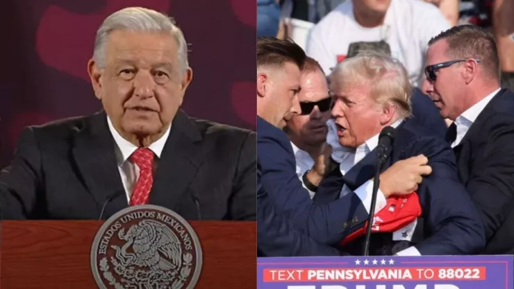 La reacción de AMLO al atentado contra Donald Trump y la muerte de Colosio