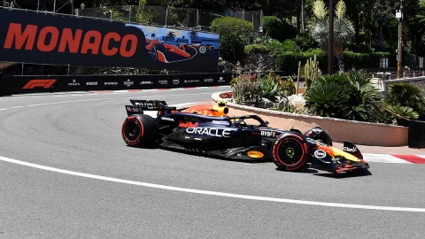 Checo Pérez en Mónaco