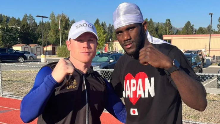 Canelo Álvarez y Yoelni Feliciano