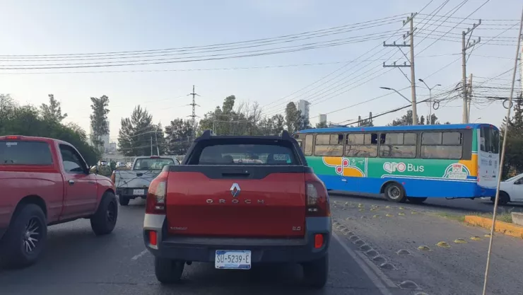 Tráfico en las vialidades de la ciudad de Querétaro.jpg