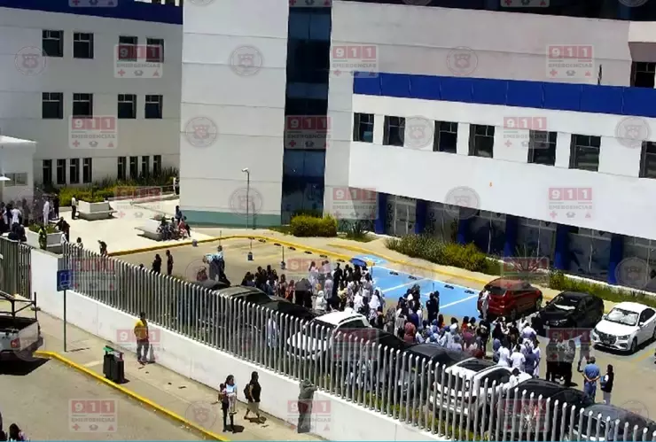Evacuaron el Hospital General de Cholula hoy 31 de julio de 2024
