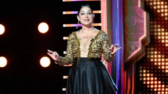 El outfit de nuestra querida conductora Lolita Cortés en La Palabra Secreta nos encantó.