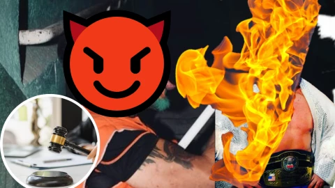 ¡De terror! Le prendió fuego a una leyenda de la lucha libre en México y lo castigaron de la peor manera