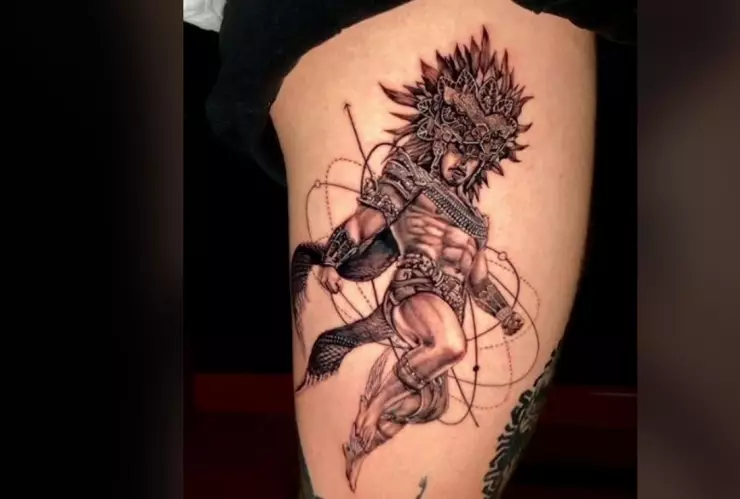 Tatuaje de Tenoch Huerta