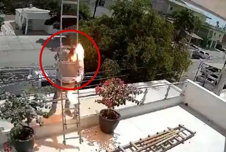 ELECTROCUTADO EN SINALOA