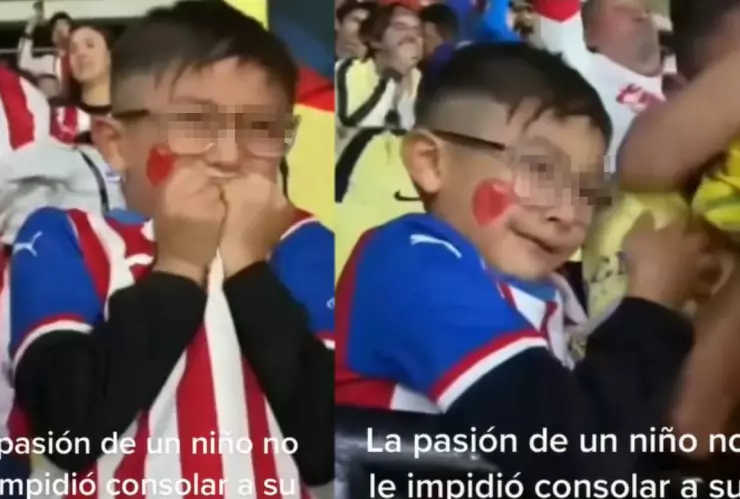 VIDEO: Niño celebra a las Chivas y consuela a su hermano americanista