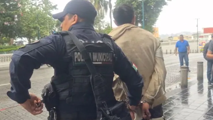 Detenido por golpear en Xalapa