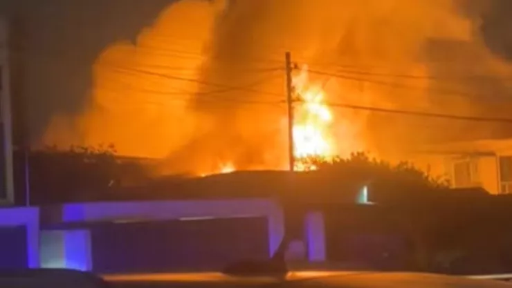 Incendio el 29 de abril en colonia Aeropuerto de Tijuana
