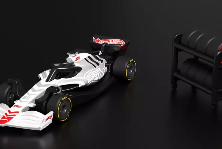 Monoplaza de la F1 de Hot Wheels